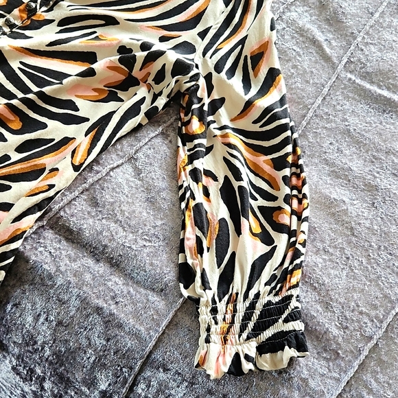 NWOT Tribal size S tango design 3/4 sleeve blouse - Picture 5 of 6